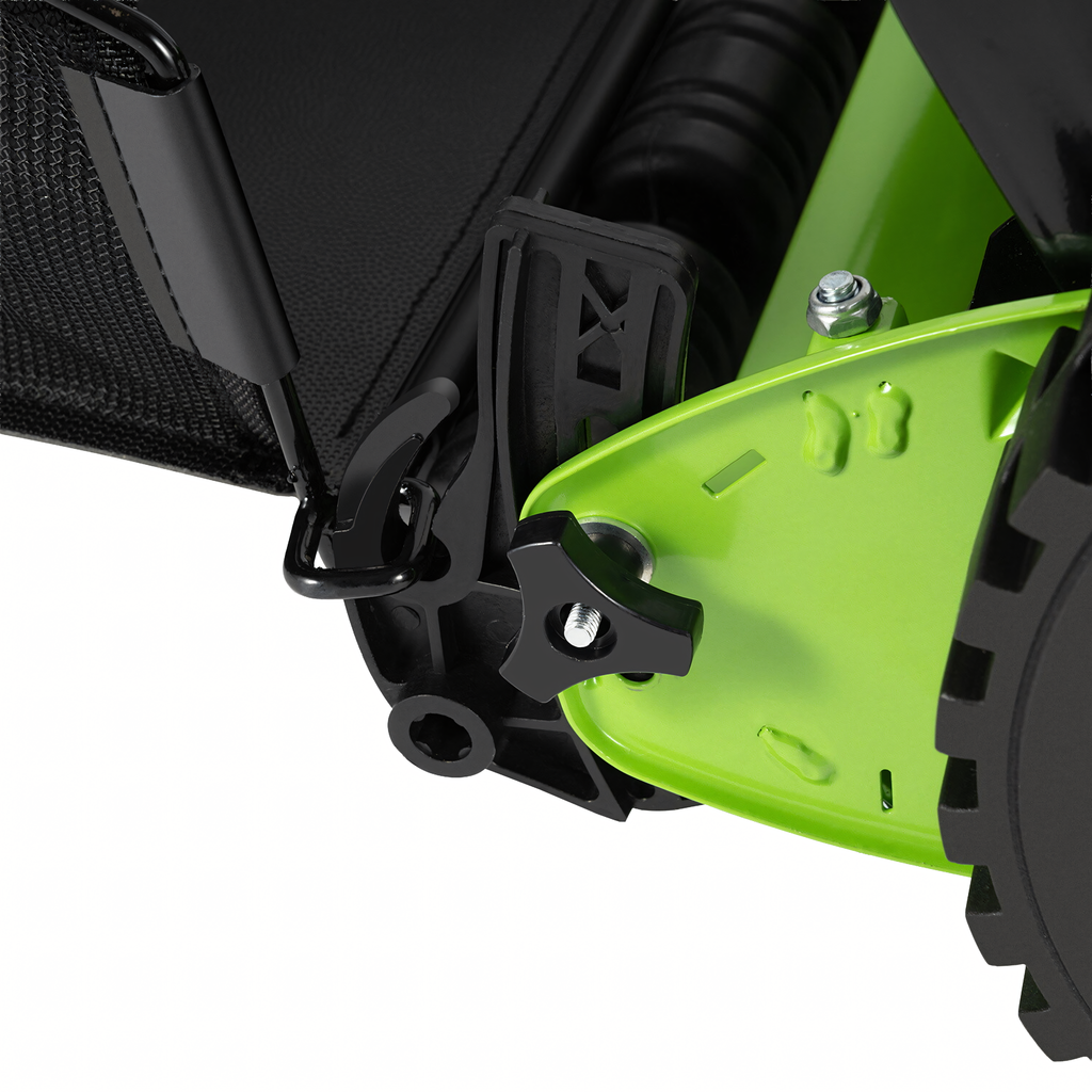 16" 40 cm Manual Reel Push Lawn Mower with Grass Catcher