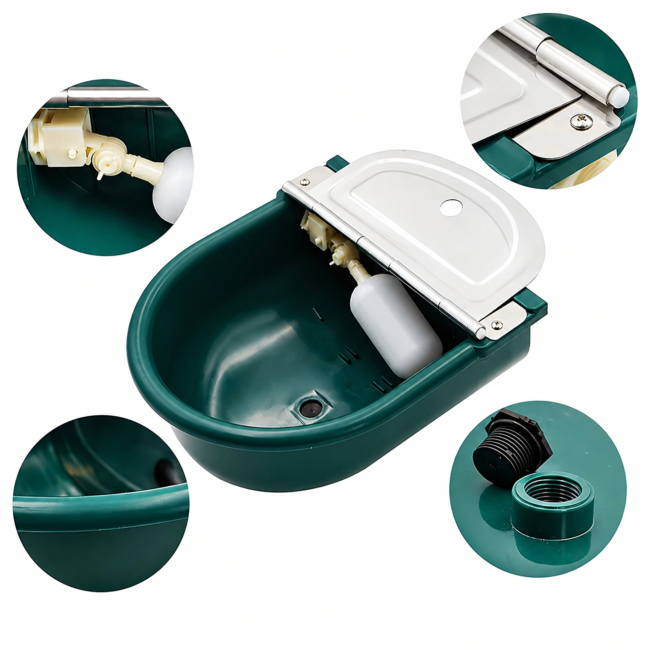 Automatic Float Bowl Waterer with Float for Cattle 4L