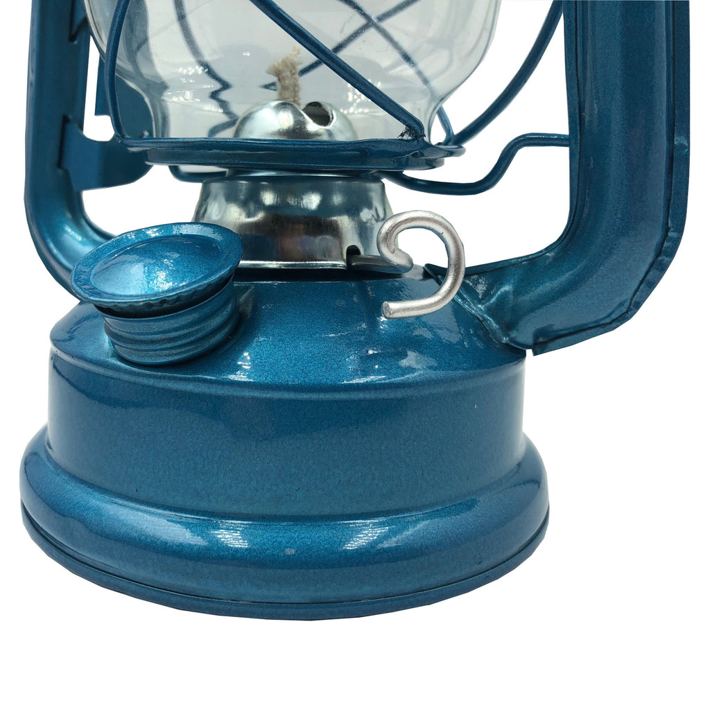 Sinine petrooleumilamp 24.5cm (F9)