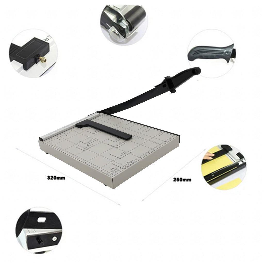 Metallist paberi lõikur, täpne tugevdatud lõikur A4 B7