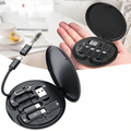 Organizer 5w1 Travel for Phone USB-C Lighting Micro USB-A Adapters