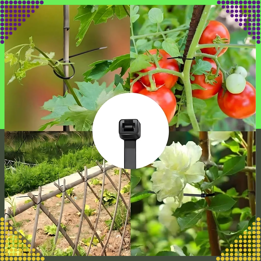 Tugevad kinnitused kaabliköidikud mustad 4x100mm 50 tk