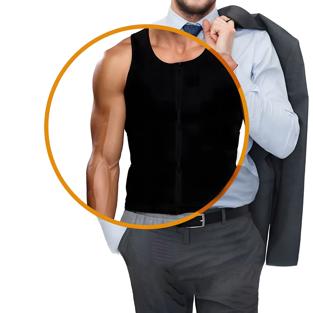 Meeste neopreenist fitness-vest XL saunatreeningu spordisalendav