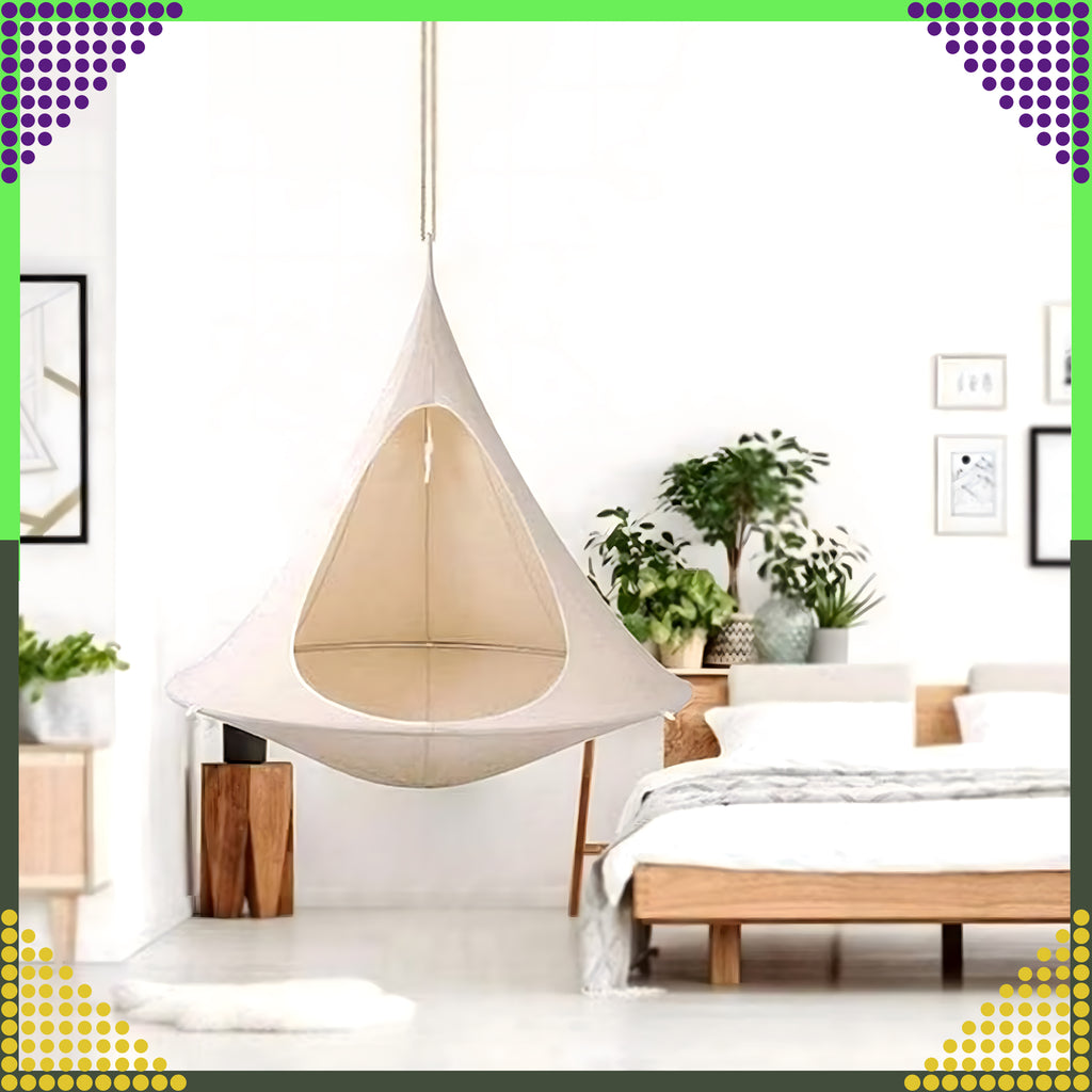 Telgi riputatav võrkkiik kookon aiamõõduga kiiktool toonekurepesa tugev