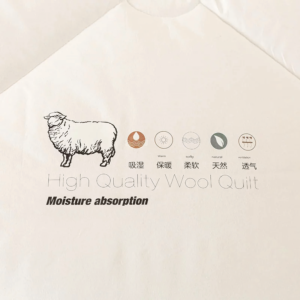 Talvine lambavillast tekk, soe talveks, lambavill, 200x220cm