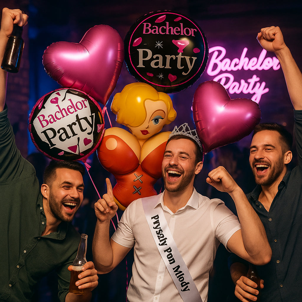 Cycolina poissmeestepeo õhupallide komplekt 6 tk