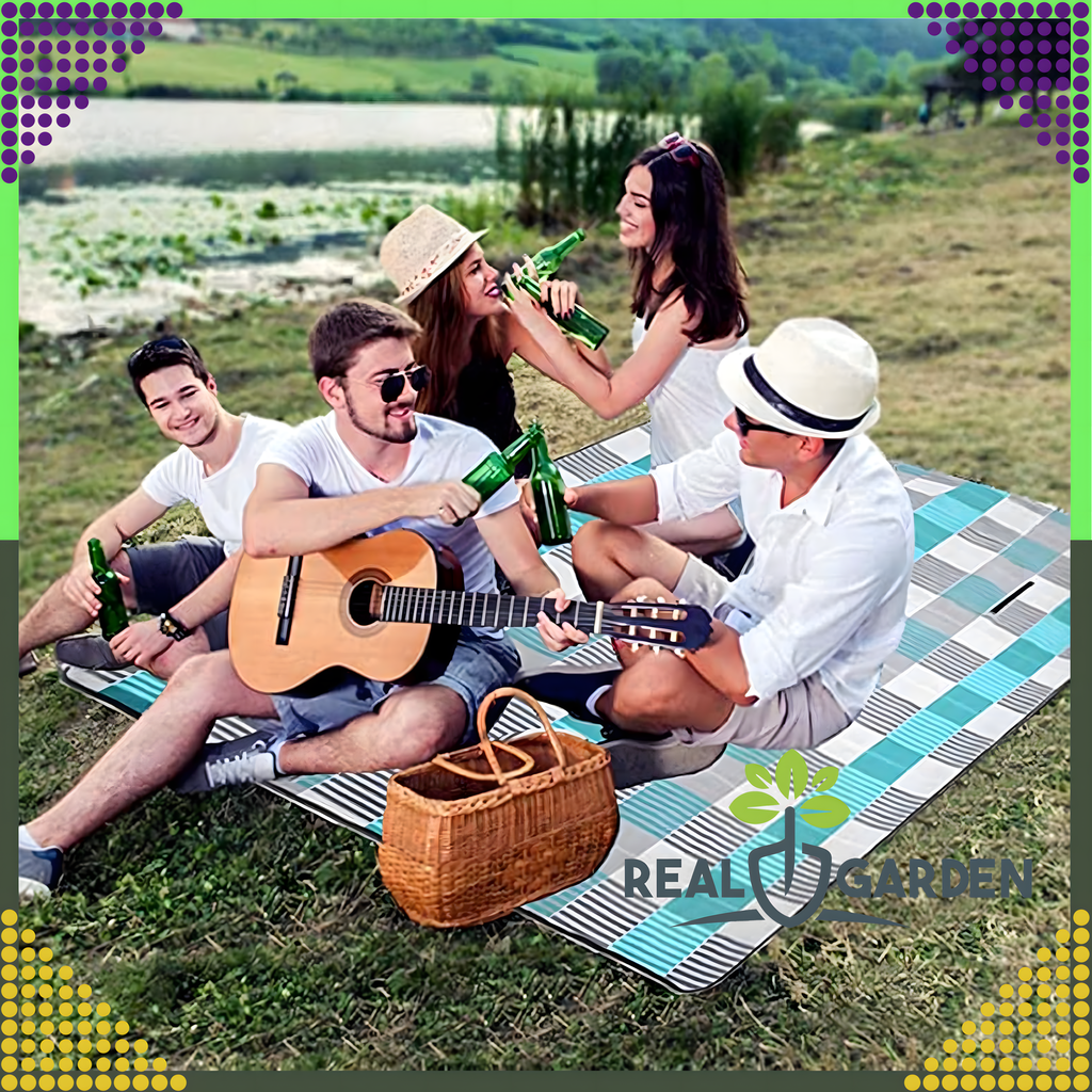 Välitekk Piknikule Rannamatt Isolatsiooniga Kokkupandav Veekindel 200 cm