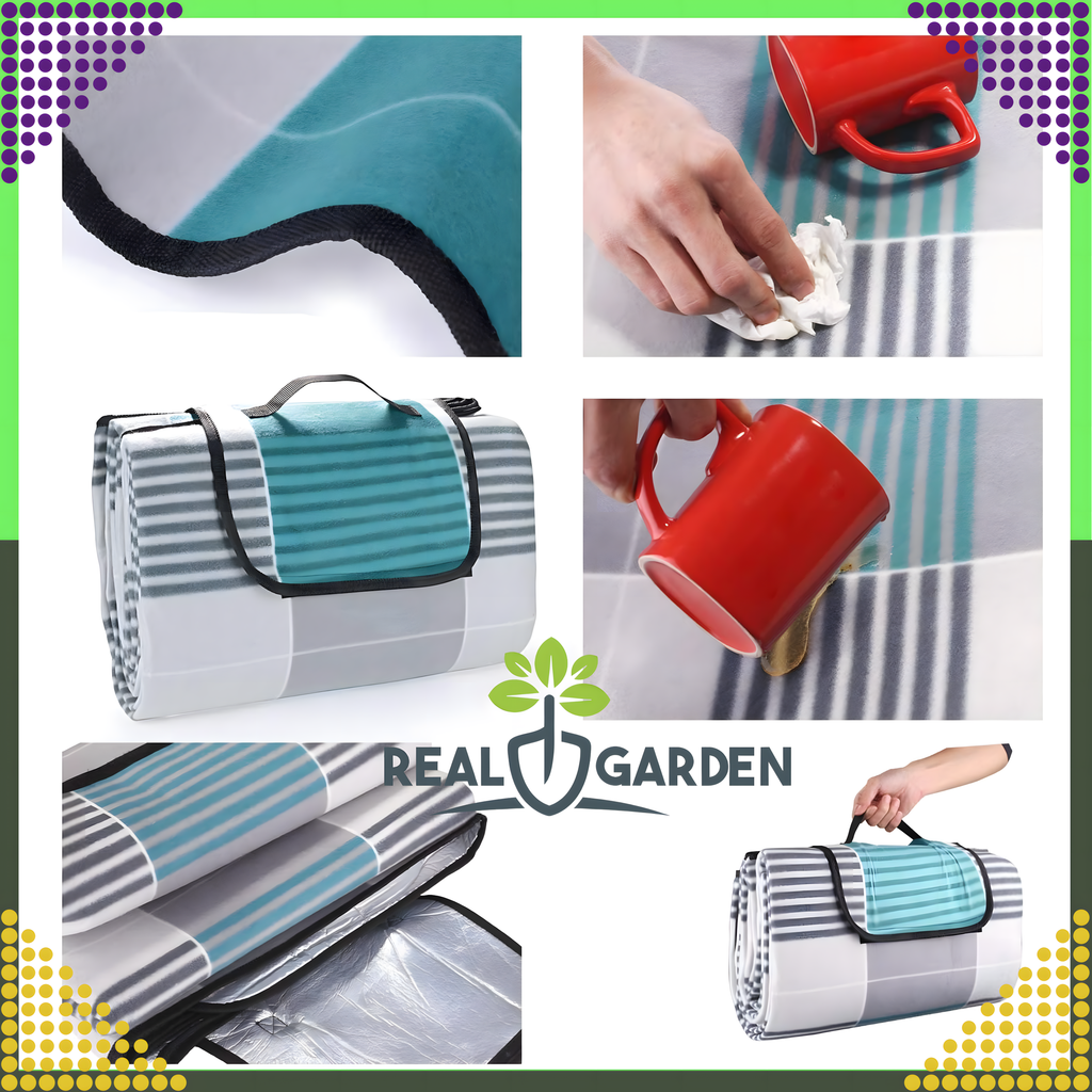 Välitekk Piknikule Rannamatt Isolatsiooniga Kokkupandav Veekindel 200 cm