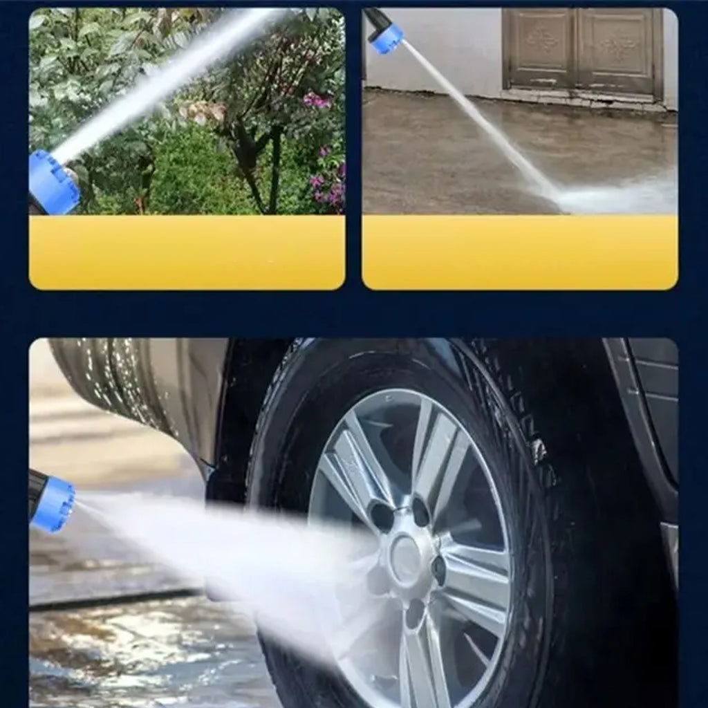 Cordless Battery-Powered Pressure Washer LCD 21V 50 BAR 500W Set