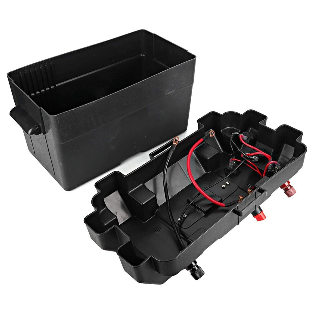 12V akukast voltmeetriga ja 2x USB-pordiga