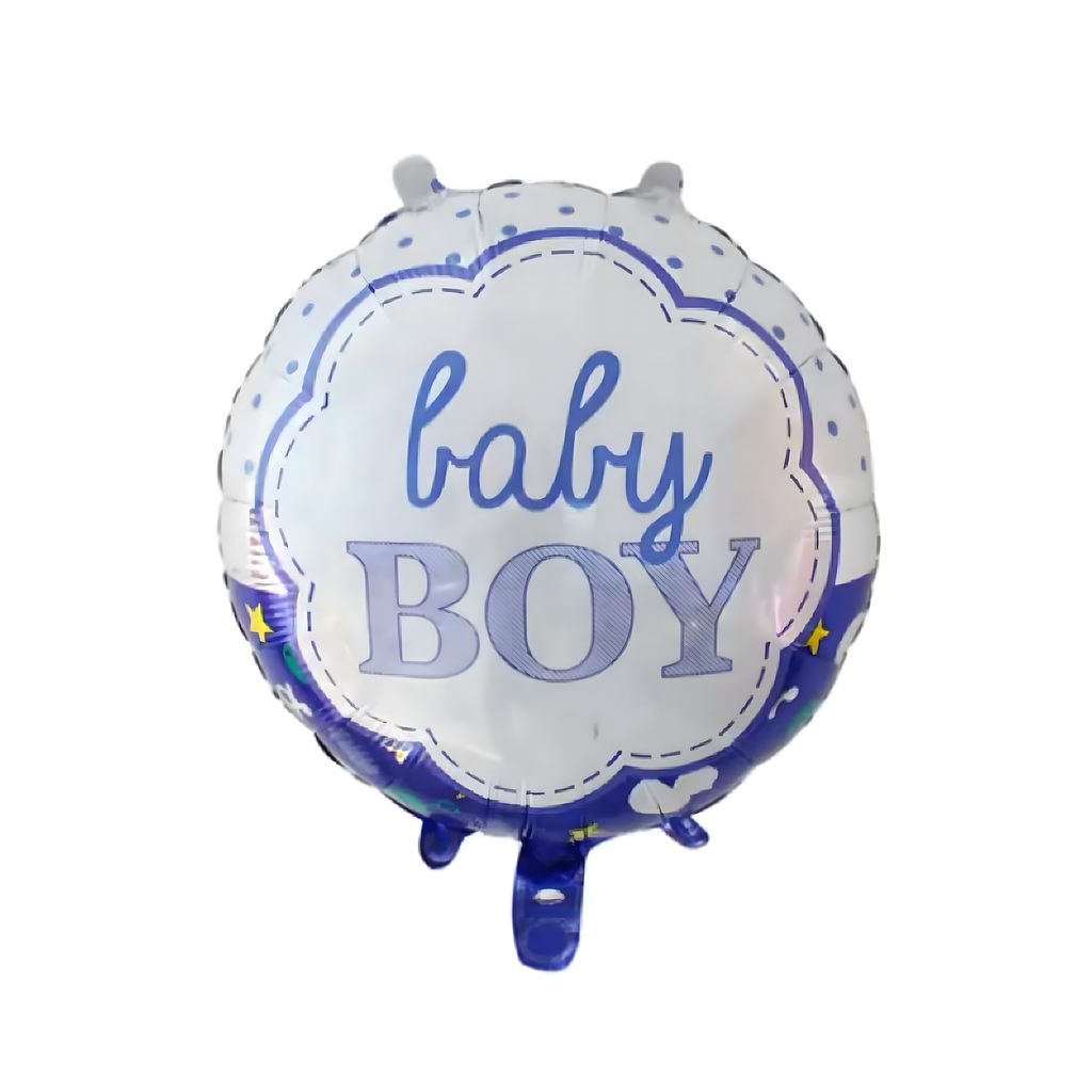 Baby Shower Balloons Baby Boy Set of 5 Stars Balloon