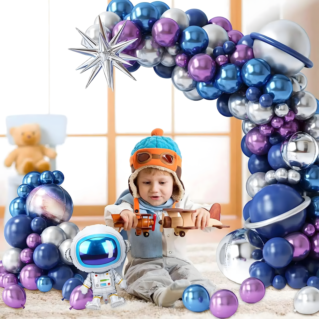 Balloon Garland Set of Balloons for Astronaut's Birthday 108 pcs