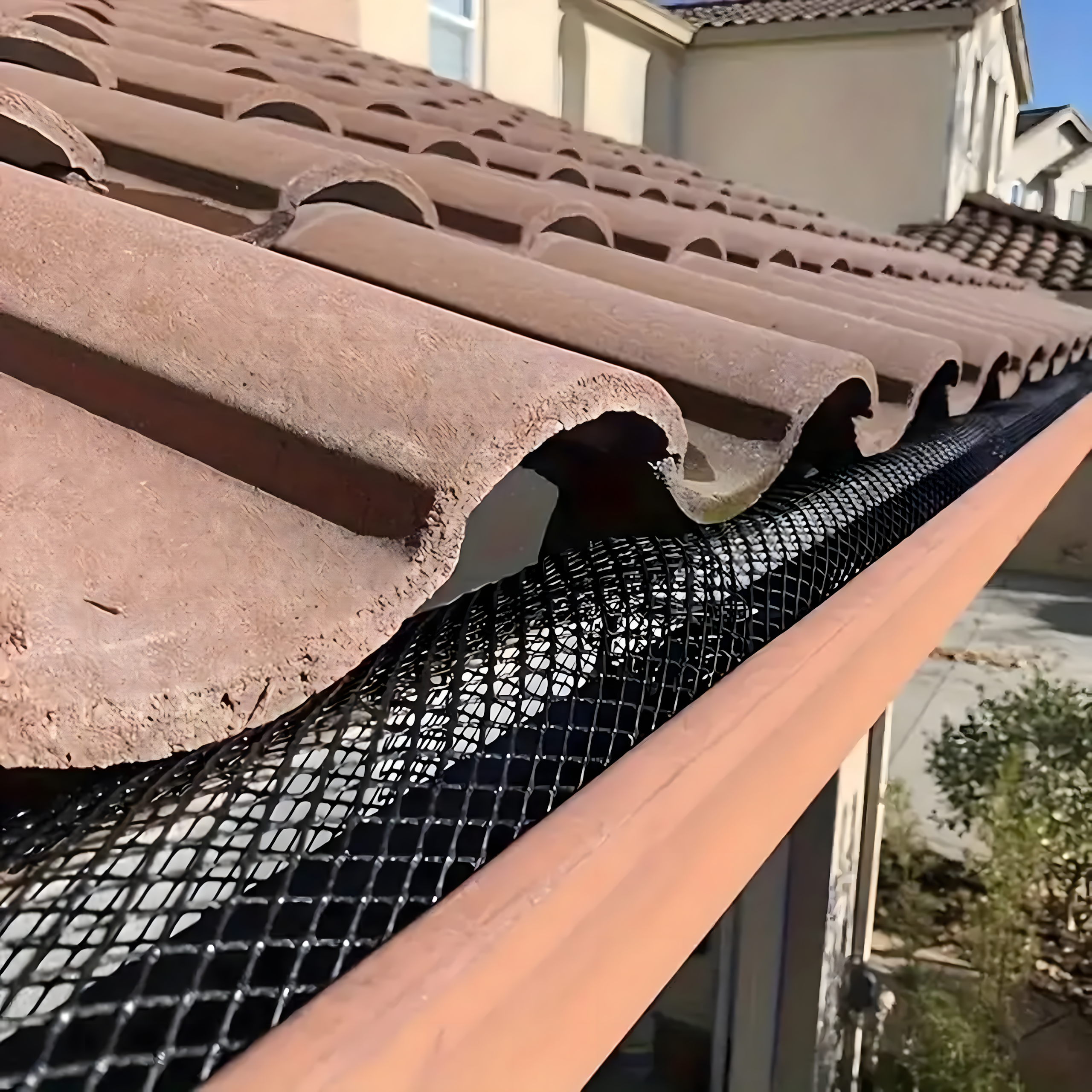 Gutter Leaf and Debris Guard Mesh 0.15x6m with Clips