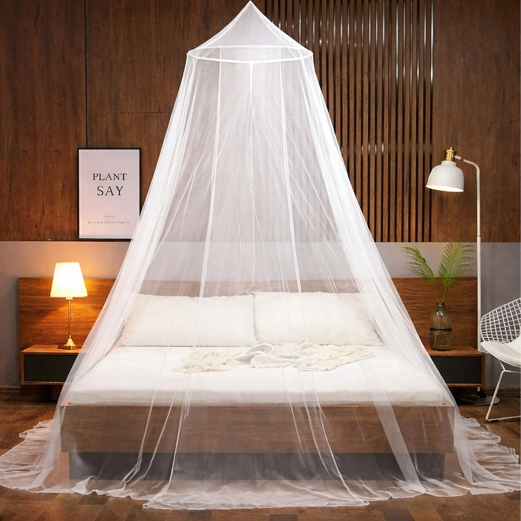 Sääsevõrk-katus voodile, suur putukavõrk kardin