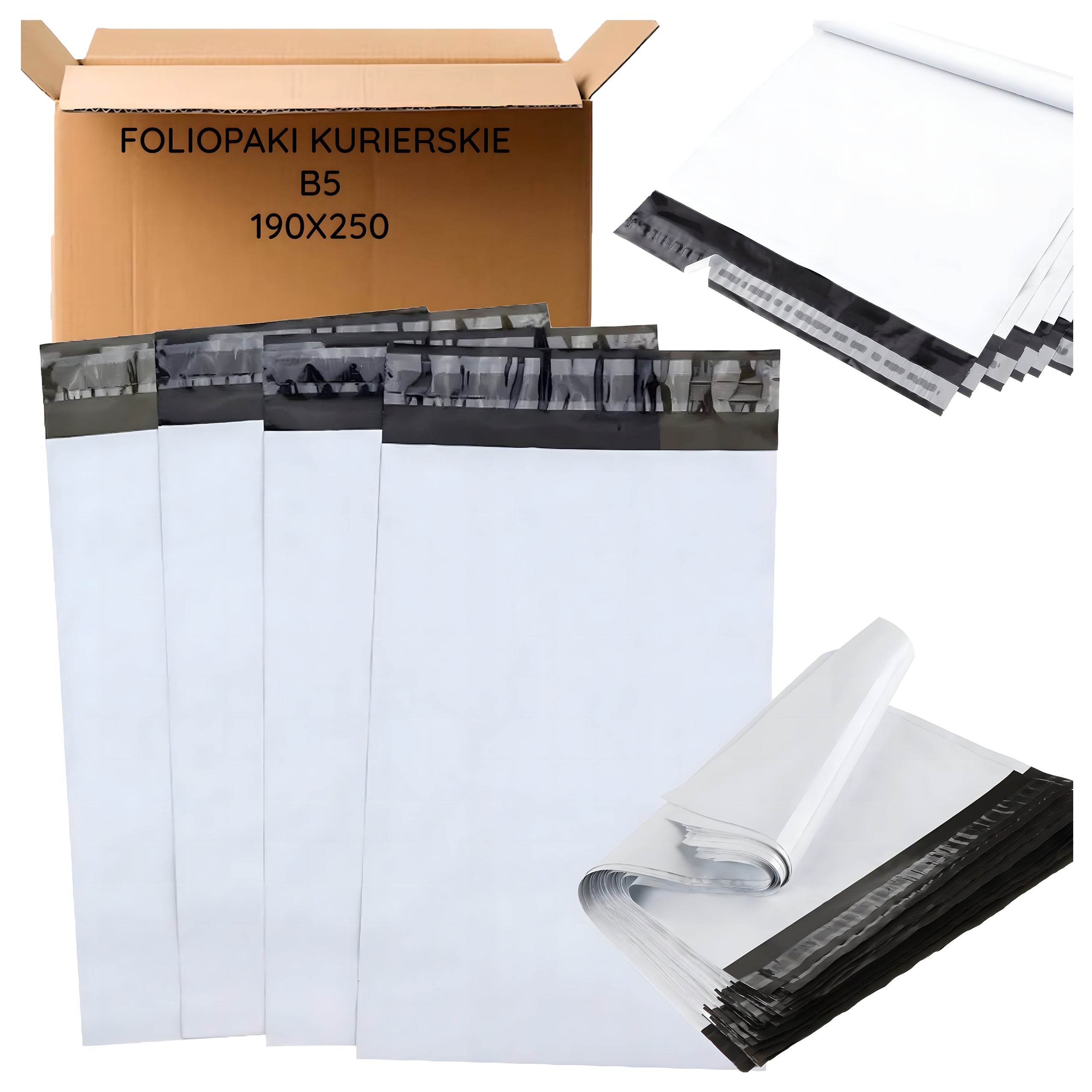 VALGED KULLERPAKID B5 190x250 50 tk