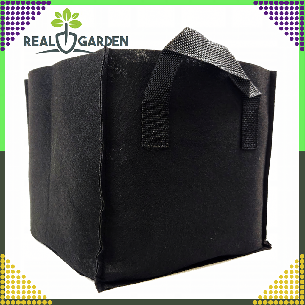 Wicker Planting Bag Pot for Growing Vegetables and Flowers 26.5L