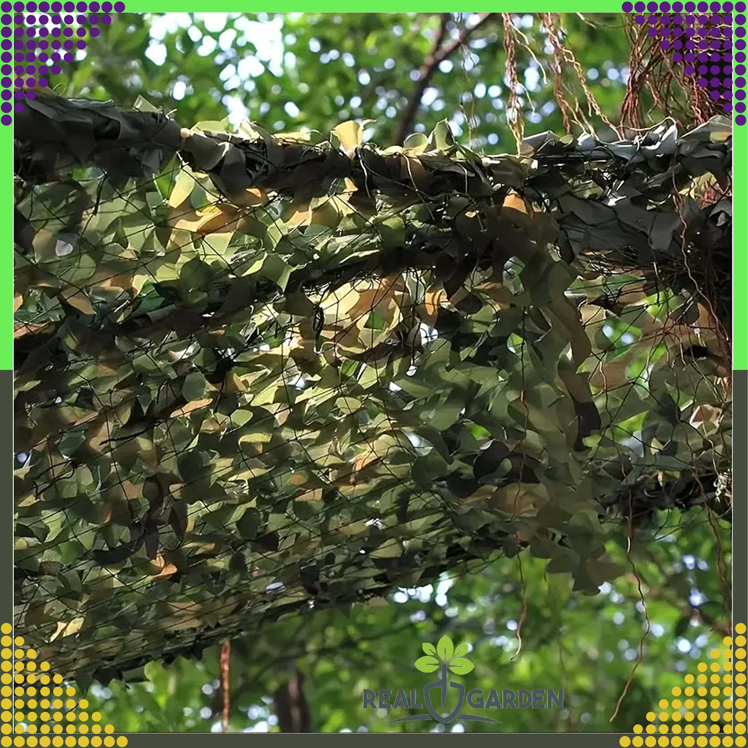 Military Camouflage Net 3x3m Garden Shade Cover