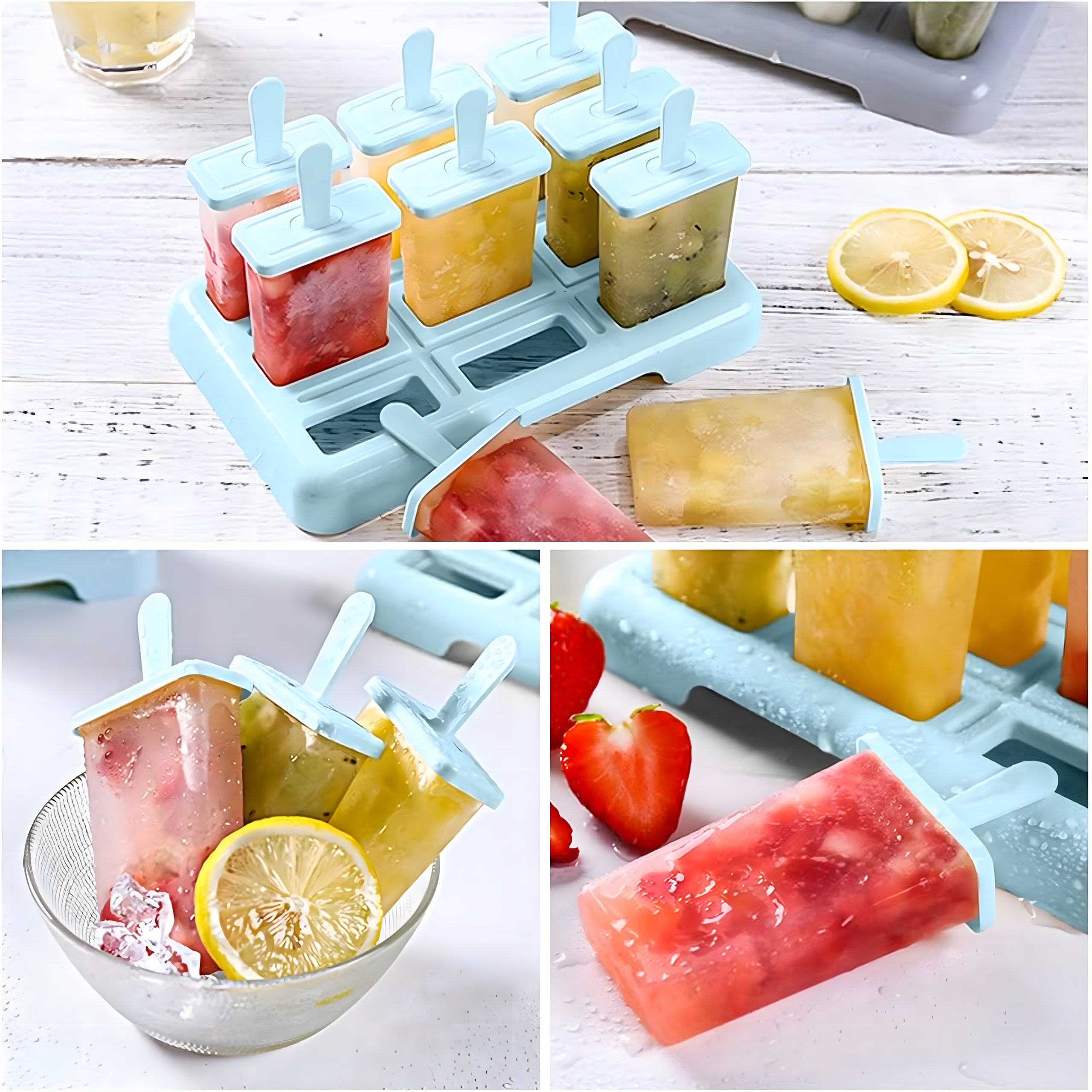Molds Ice Cream Mold Homemade Sorbet Ice Cream Mold 9 pcs