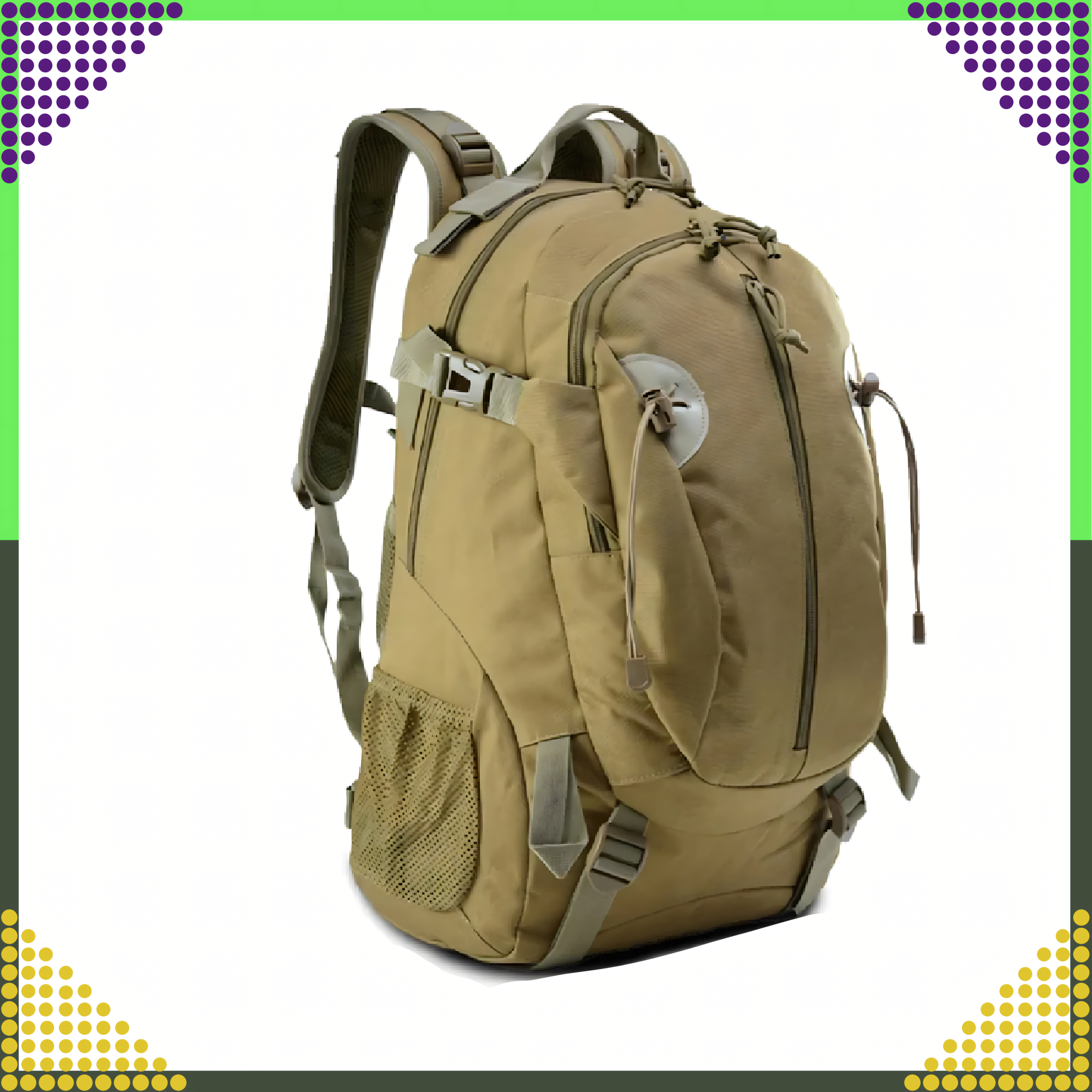 Military Tactical School Backpack Travel Tourist Military Men's 30L