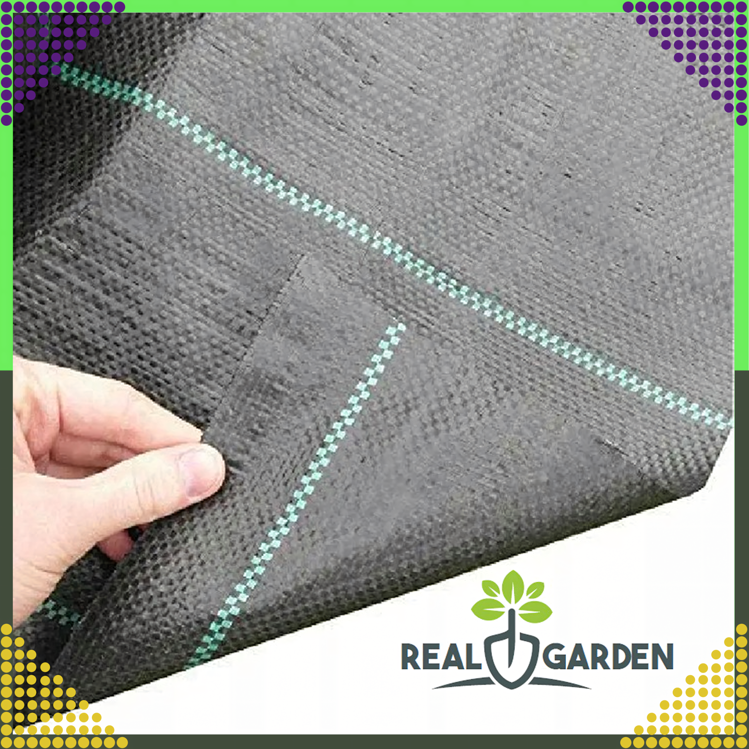 Agrotekstiil 90g 5x5m Black UV-kaitsega umbrohutõkkematt