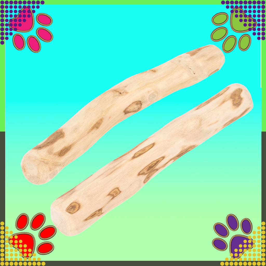 Puidust närimisleluga loomulik koertele, vastupidav mänguasi 24x3cm