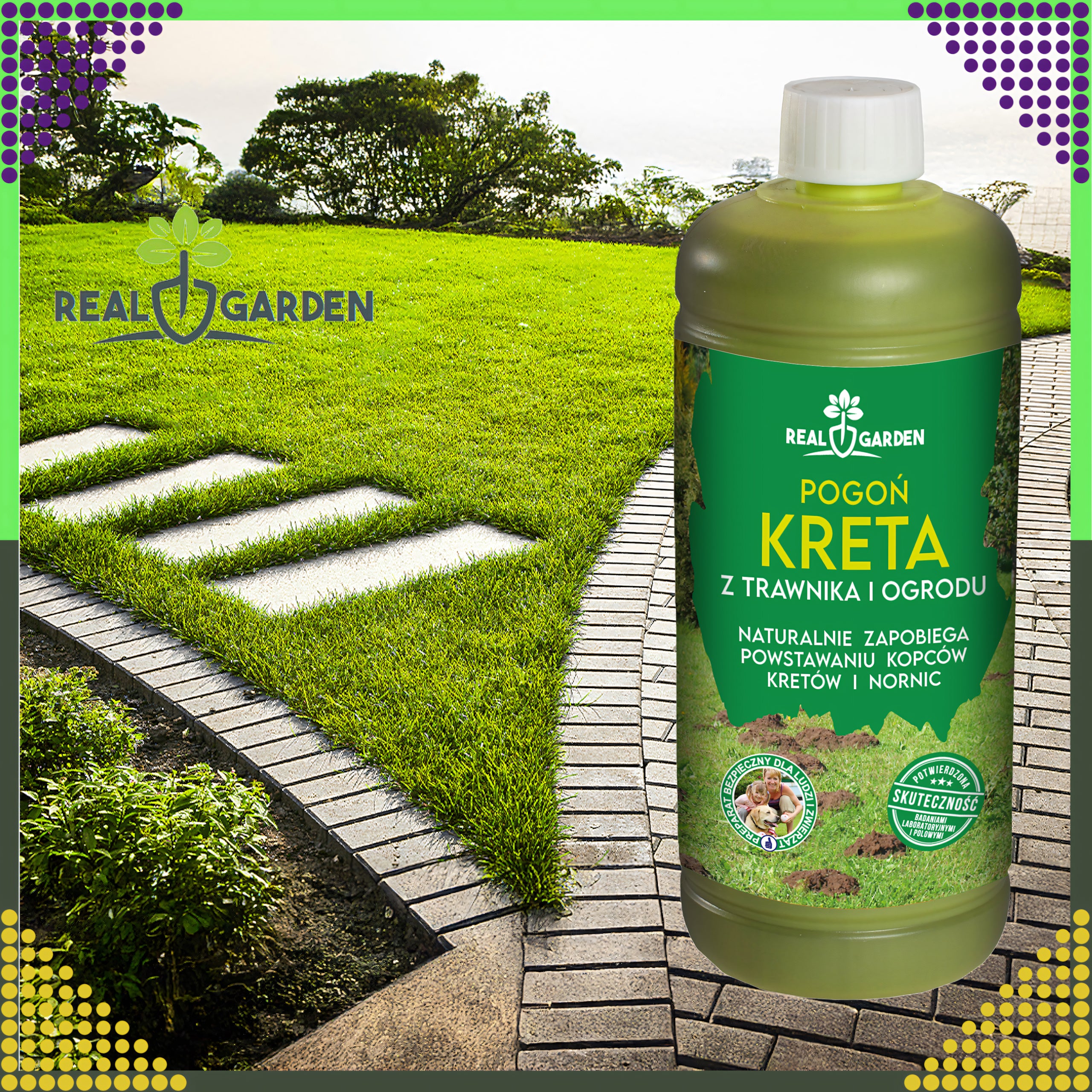 648 pcs. x 1l Agent Repellent For Moles Voles Rodents Barrier 1L Ecological