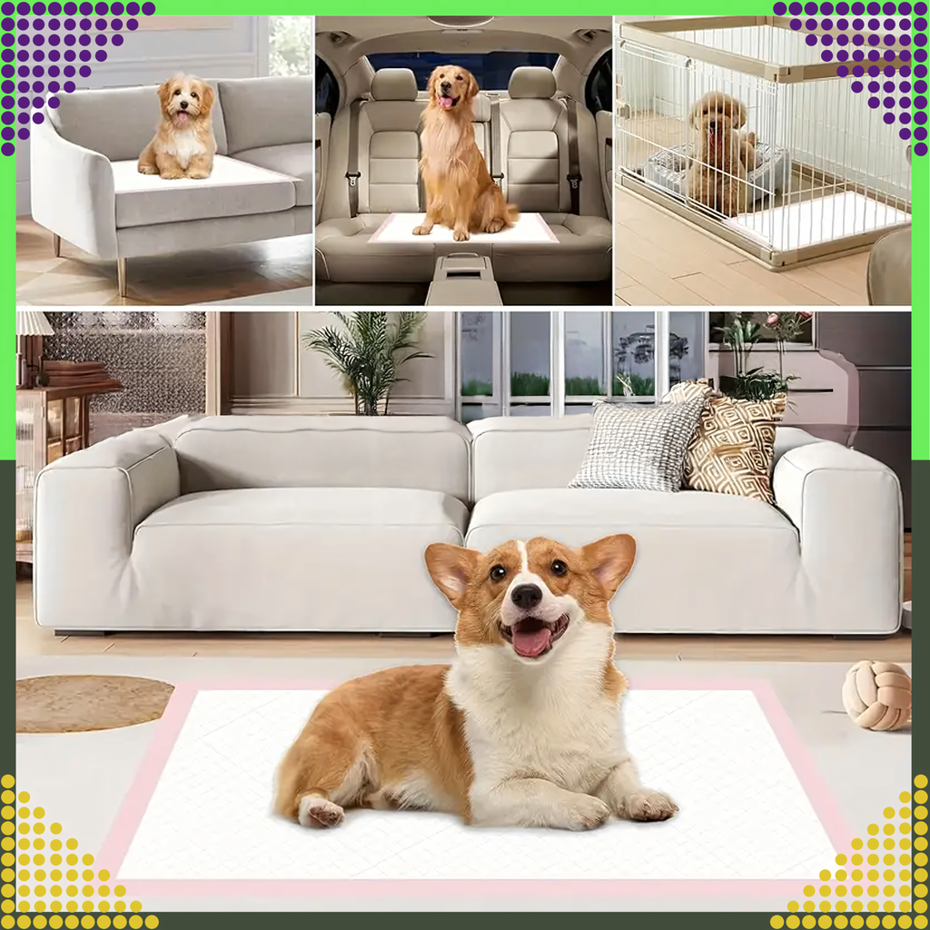 Alus 168 x Hügieenilised alused koertele ja kassidele pissimise õppimiseks 60x90cm paksud 50 tk