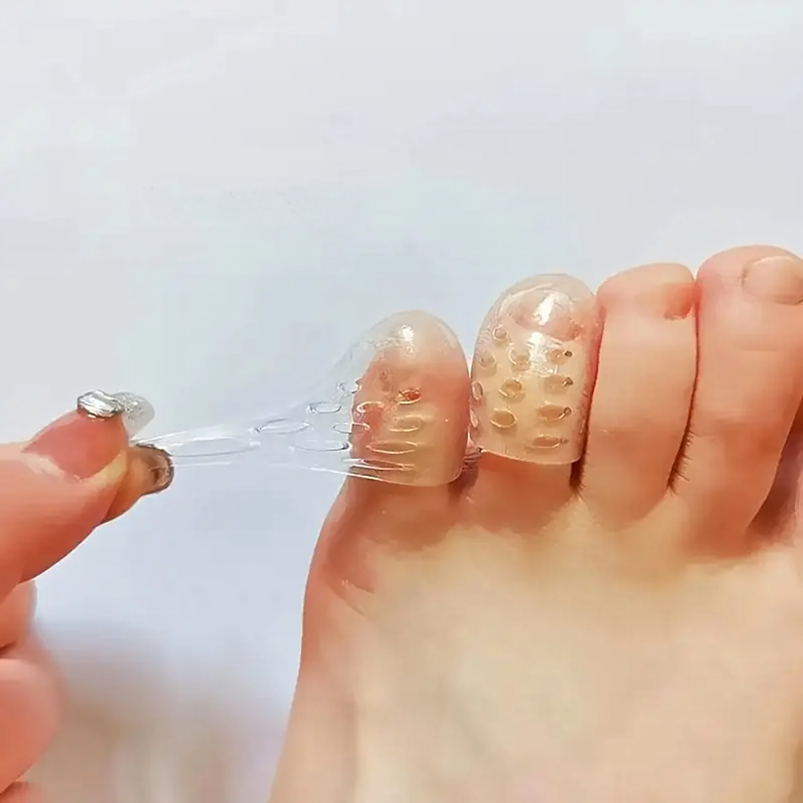 10 x silikoonist kaitse-eraldajad varvastele ja kätele