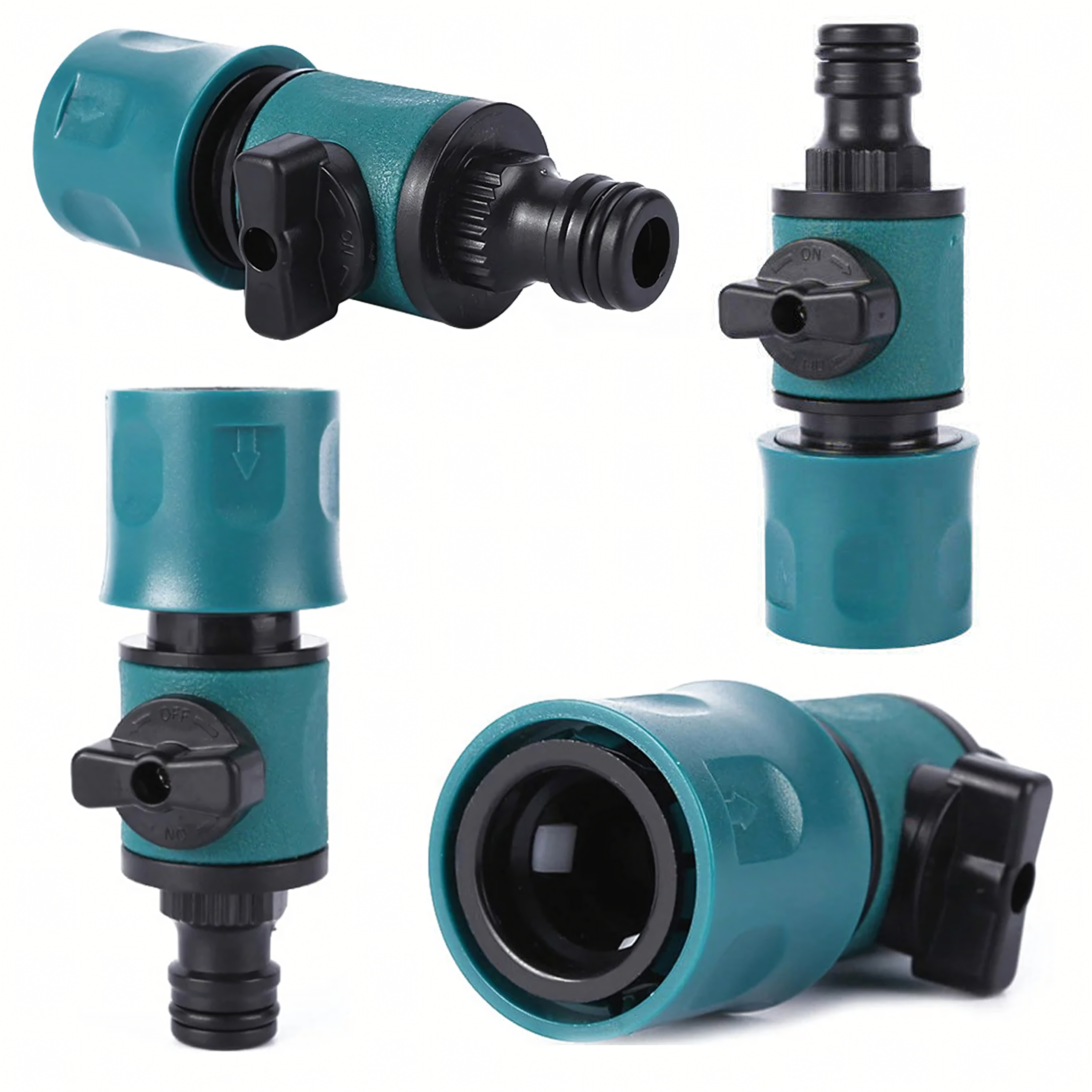 Quick Connector Garden Hose Coupling with Valve and Nipple