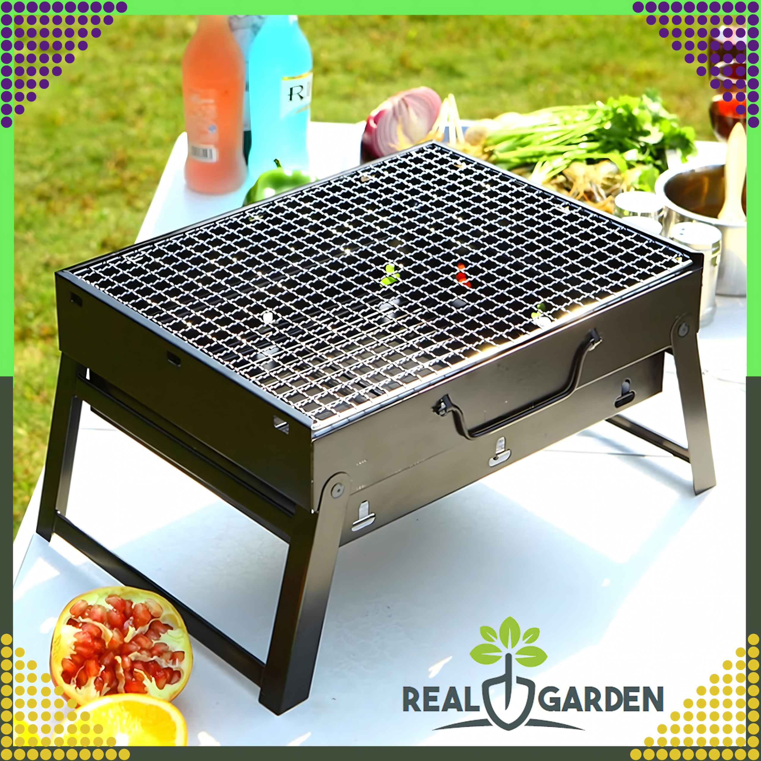 Portable Folding Camping Charcoal Garden Grill