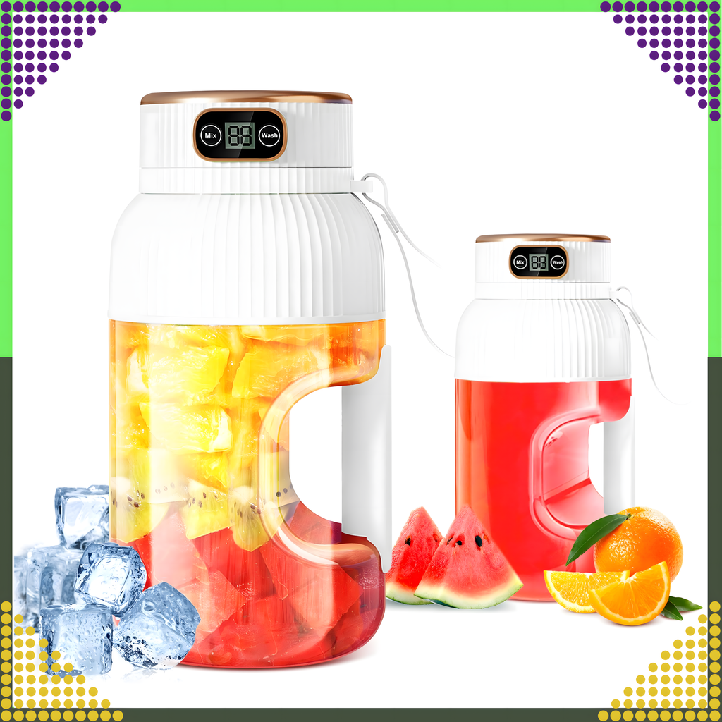 Portable Blender Mixer for Fruit Smoothies 1L Wireless USB