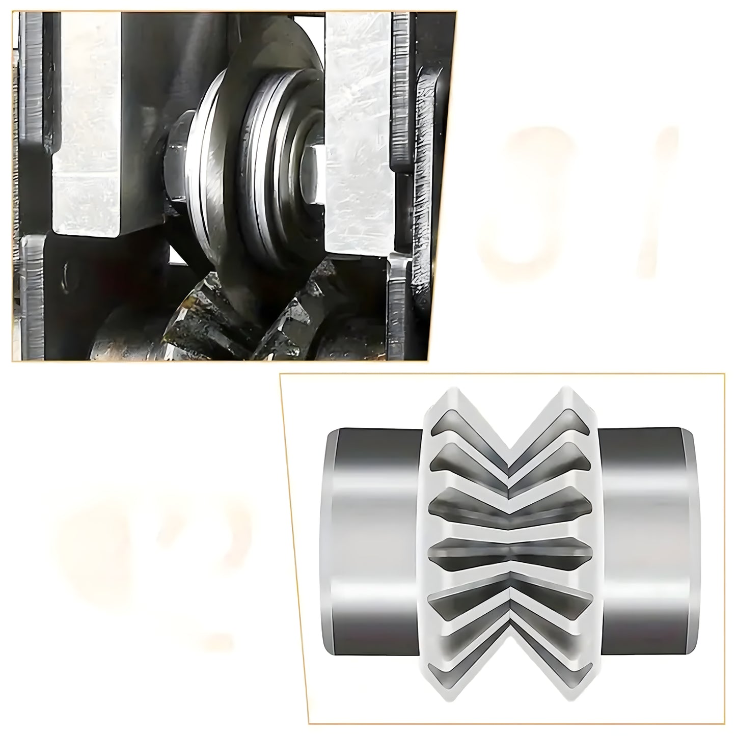 Kaablikoorija 1–25 mm – metallist, 4 sisendiavaga