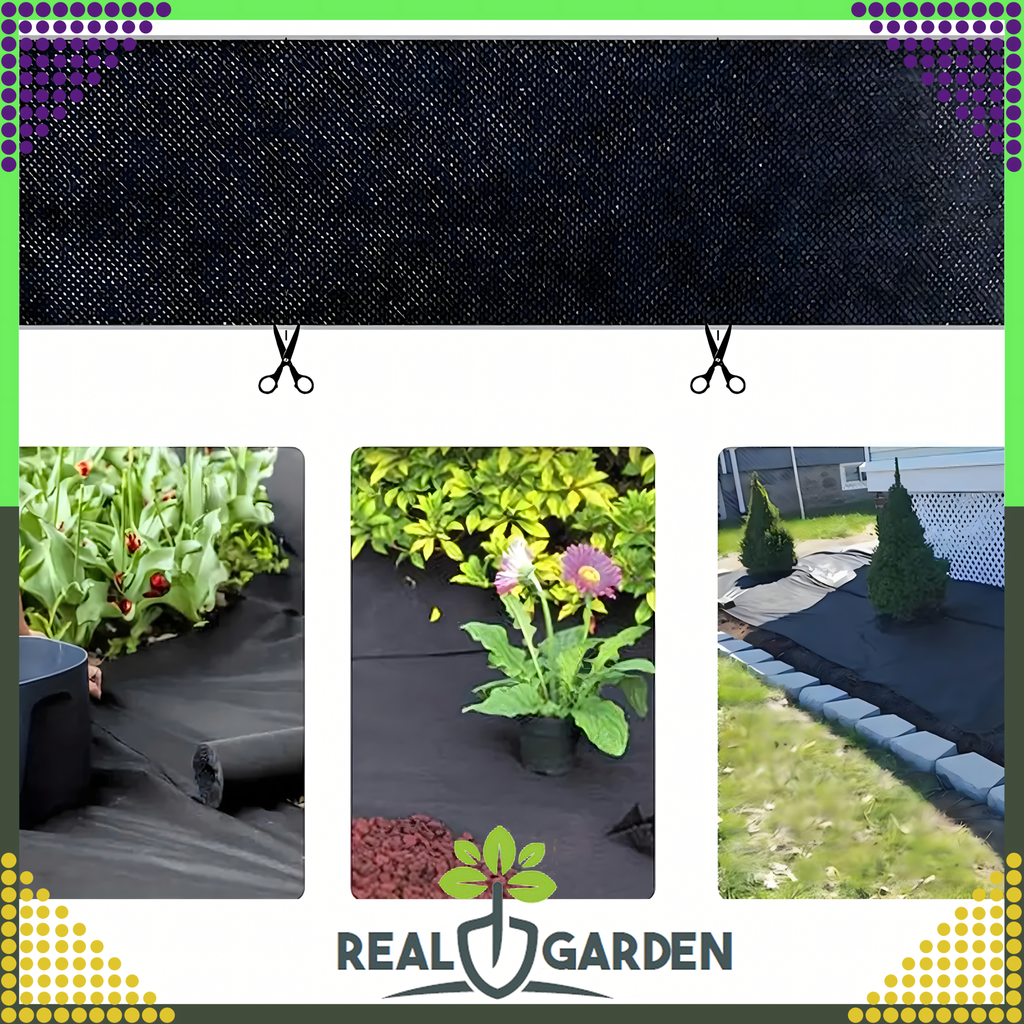 Agro Nonwoven Fabric 90g 0.8x50m Black UV Agrofabric Weed Control Mat (F12)