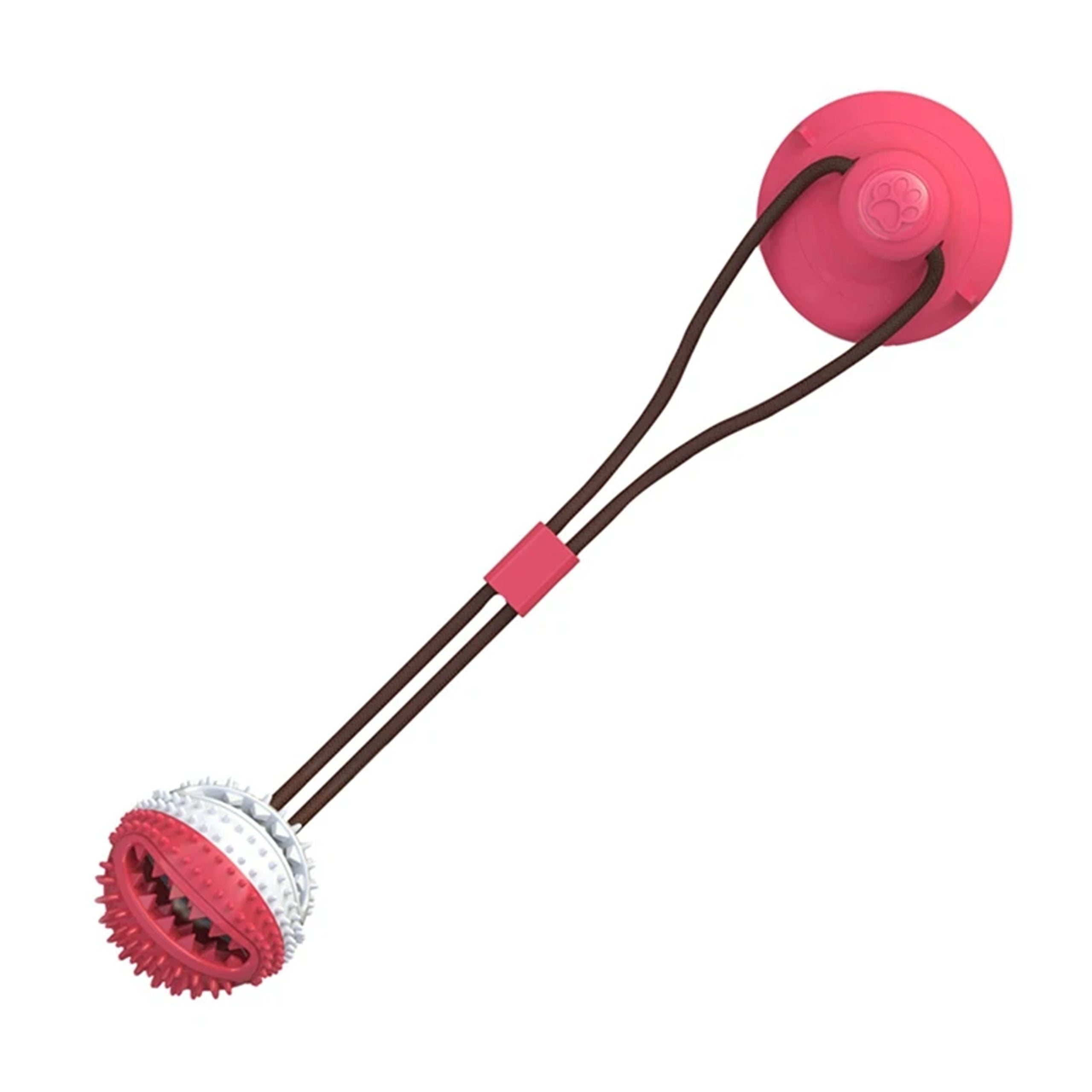 Mänguasi maiuse jaoks, interaktiivne koeratoit, pall iminapaga, närimislelu