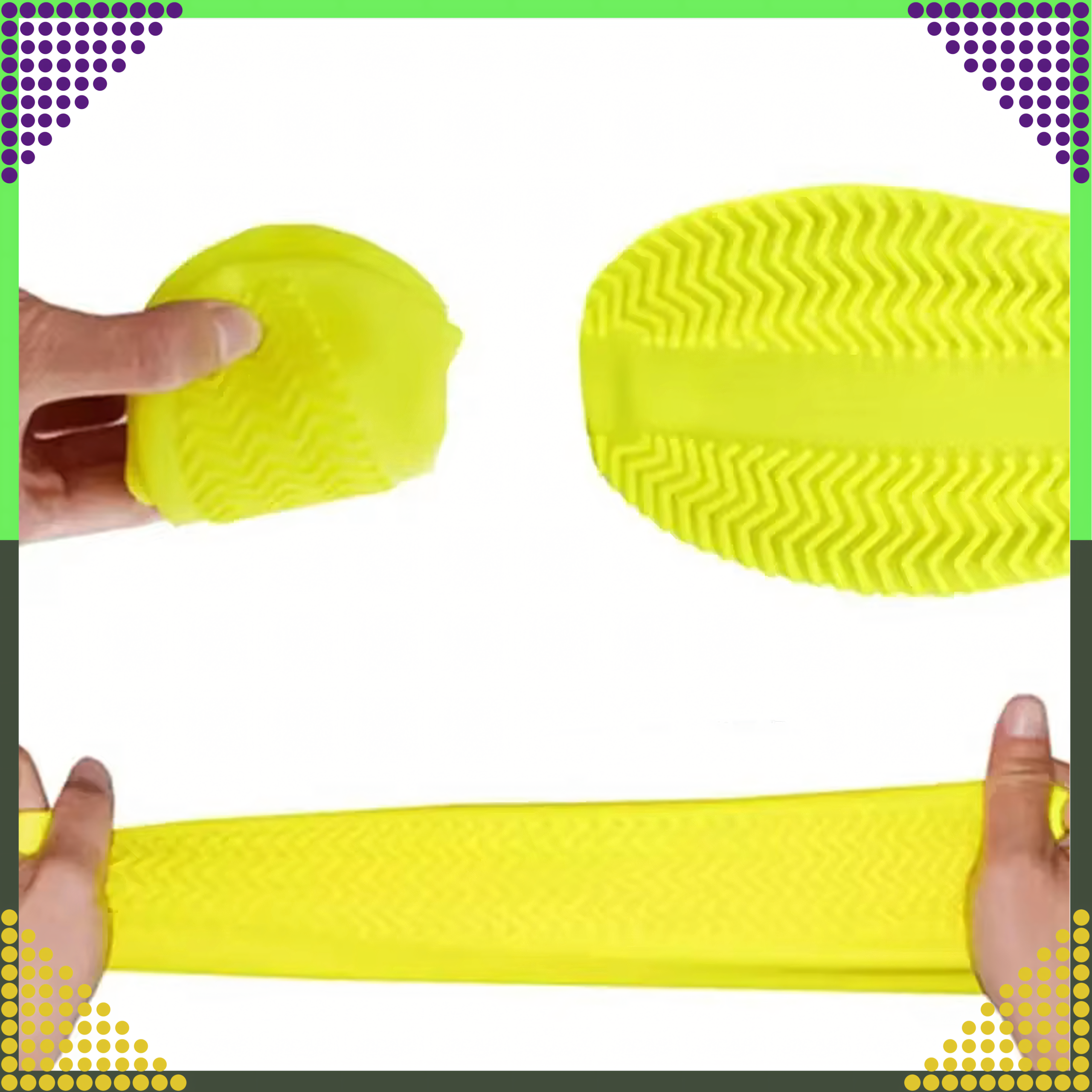 Waterproof Protectors Rain Shoe Covers Anti-Slip Wellington Boots M