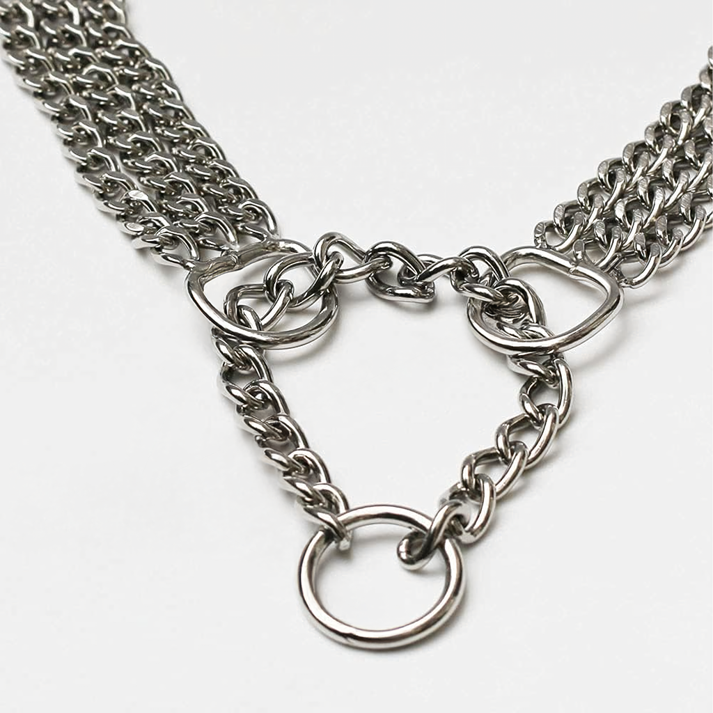 Tugev metallist koerakrae 3 reaga, 45 cm kett