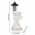 96x Solar LED Angel Figurine Candle Holder Decoration 49cm