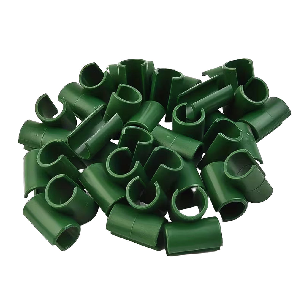 Roheline 11 mm ristnurga ühendus aiatoikudele 10 tk