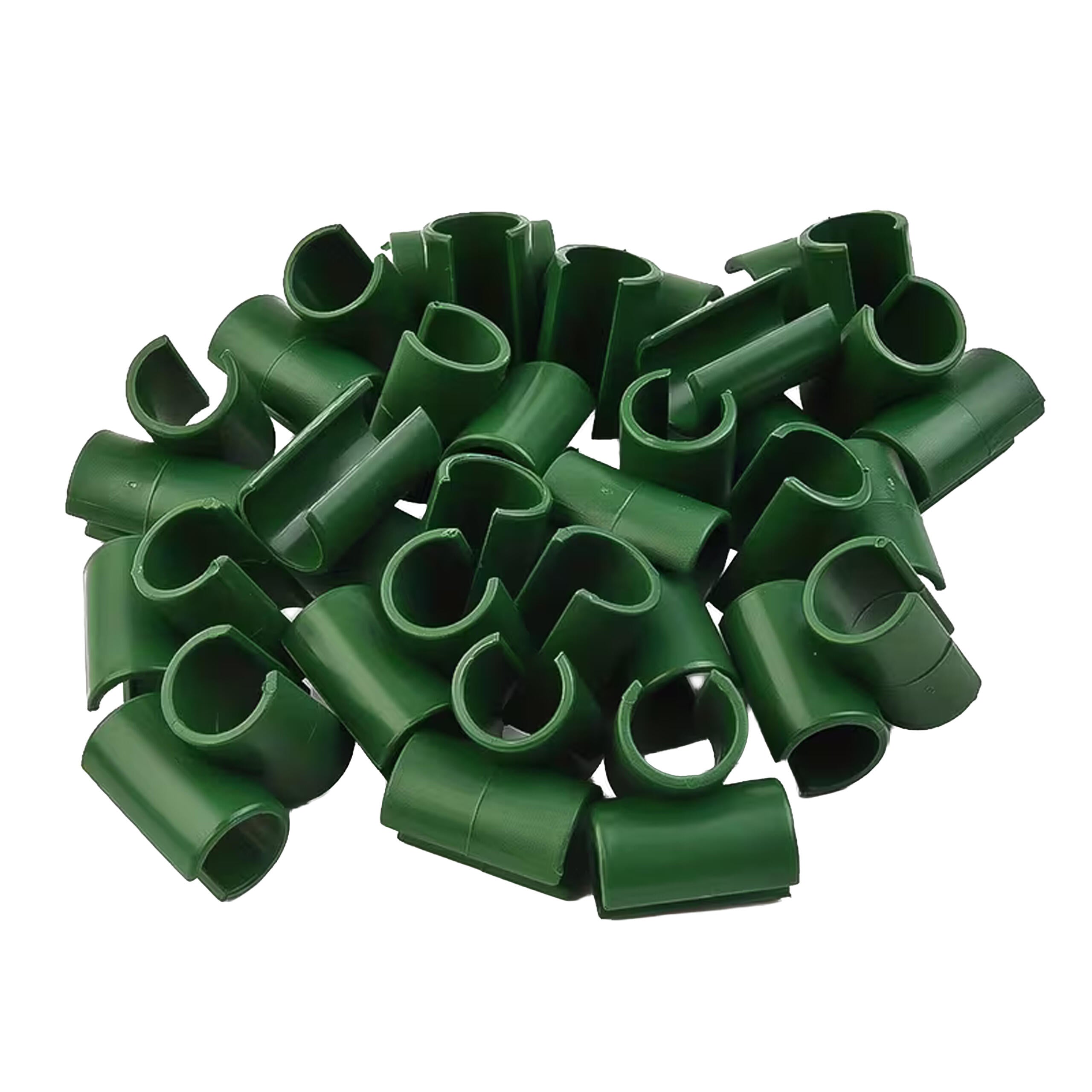 Roheline 11 mm ristnurga ühendus aiatoikudele 10 tk
