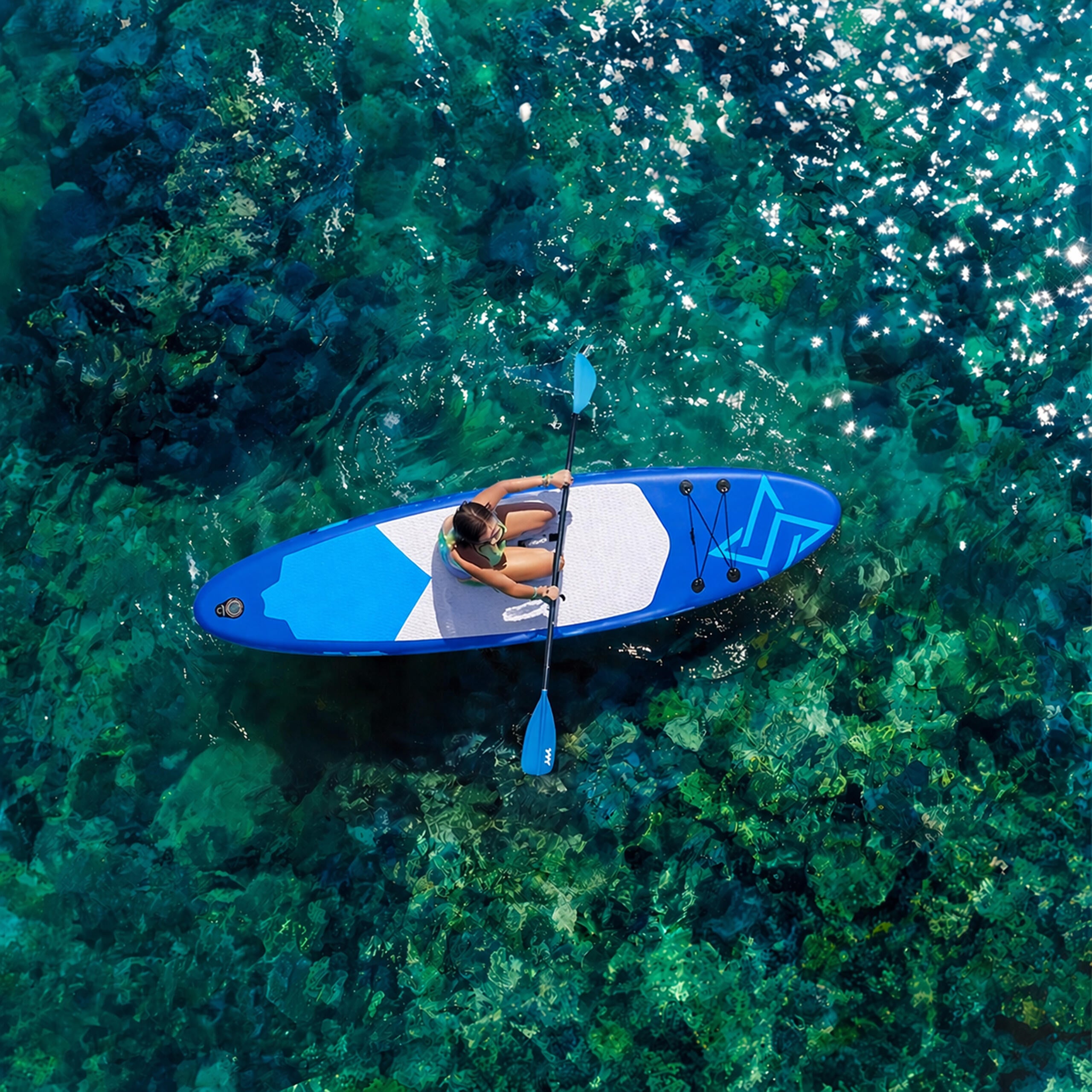 Inflatable Stand Up Paddle Board 350 cm with Accessories