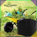 Wicker Planting Bag Pot for Growing Vegetables and Flowers 19L