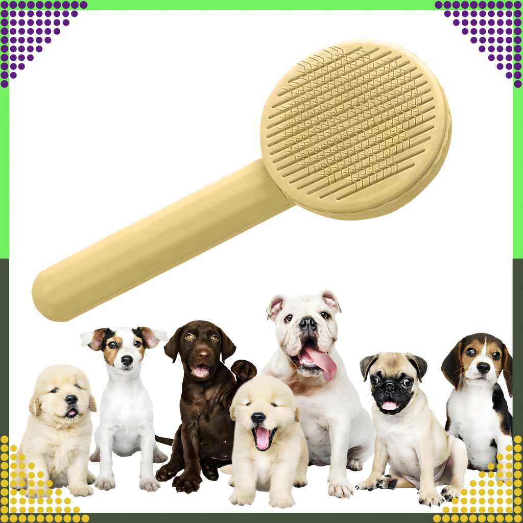 Isepuhastuv hari koera- ja kassikarvadele, ergonoomiline kamm