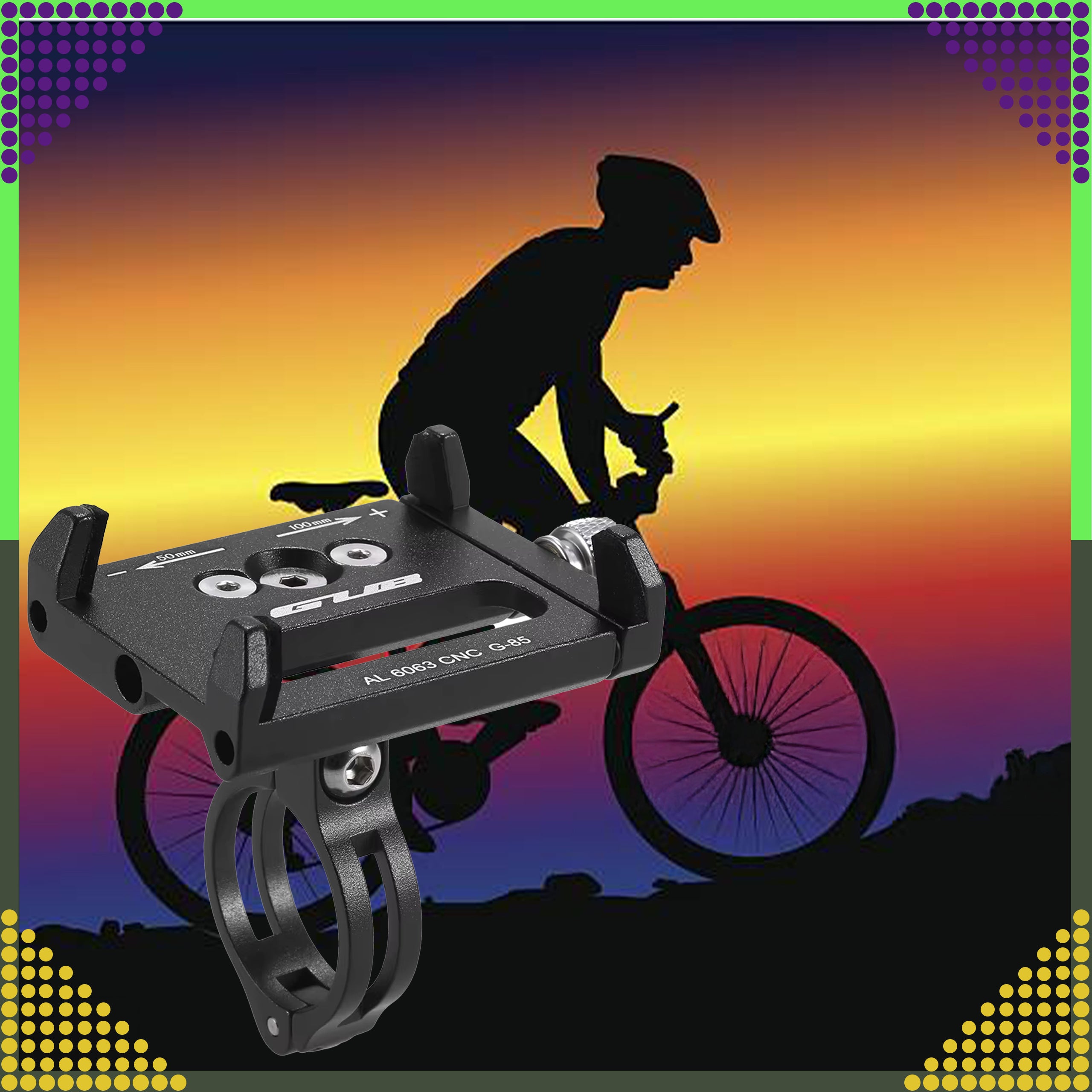 Jalgratta lenksuhoidik telefonile, jalgrattale, mootorrattale, tugev, vastupidav