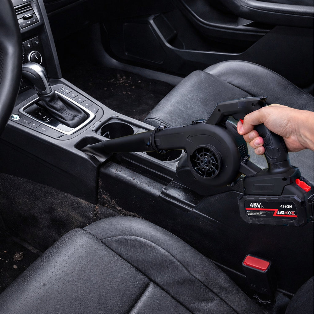 Võimas juhtmevaba käsikäes aialehepuhur 2-ühes