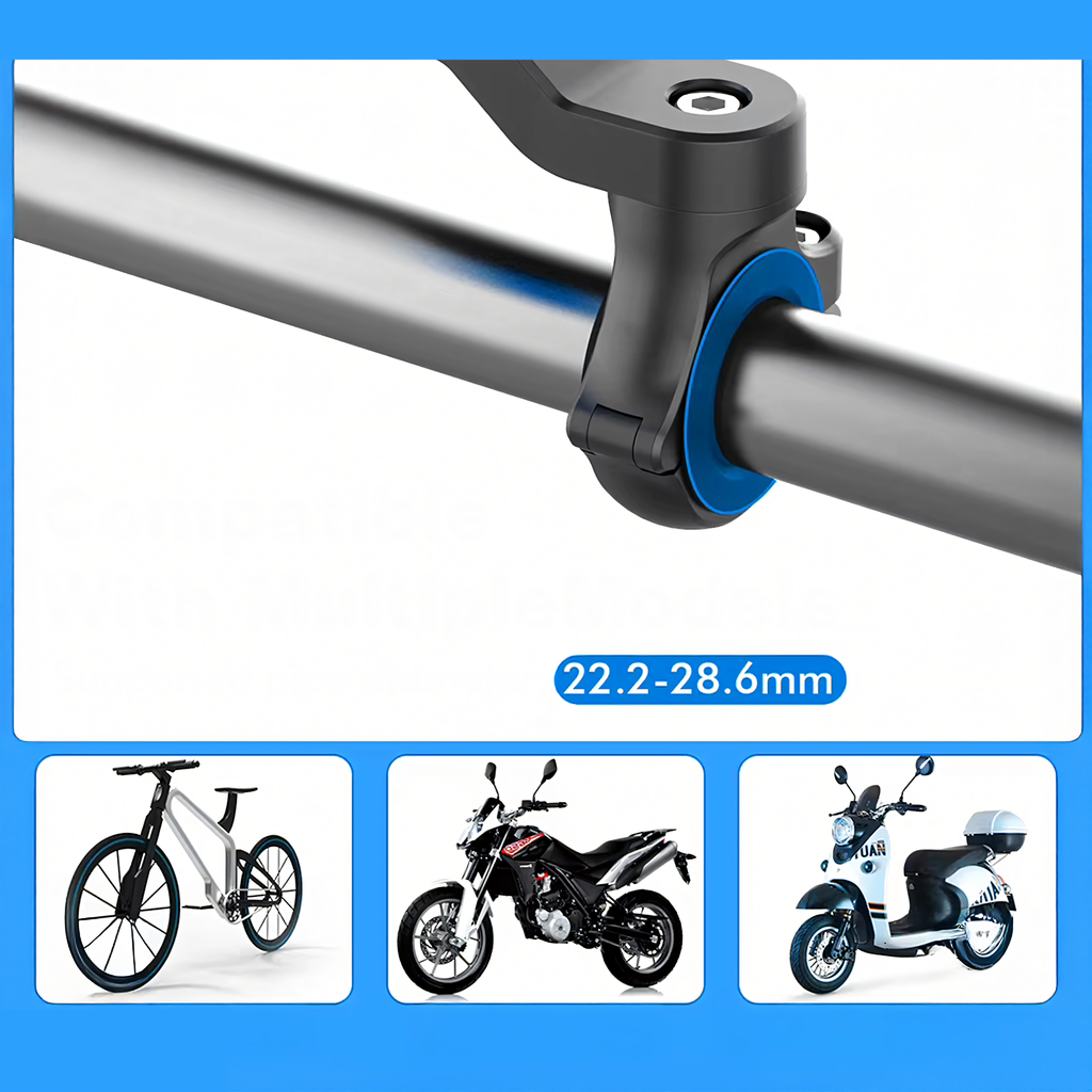 Vibratsioonisummutiga hoidik telefoni jaoks jalgratta, mootorratta ja tõukeratta navigatsioonile Mtb