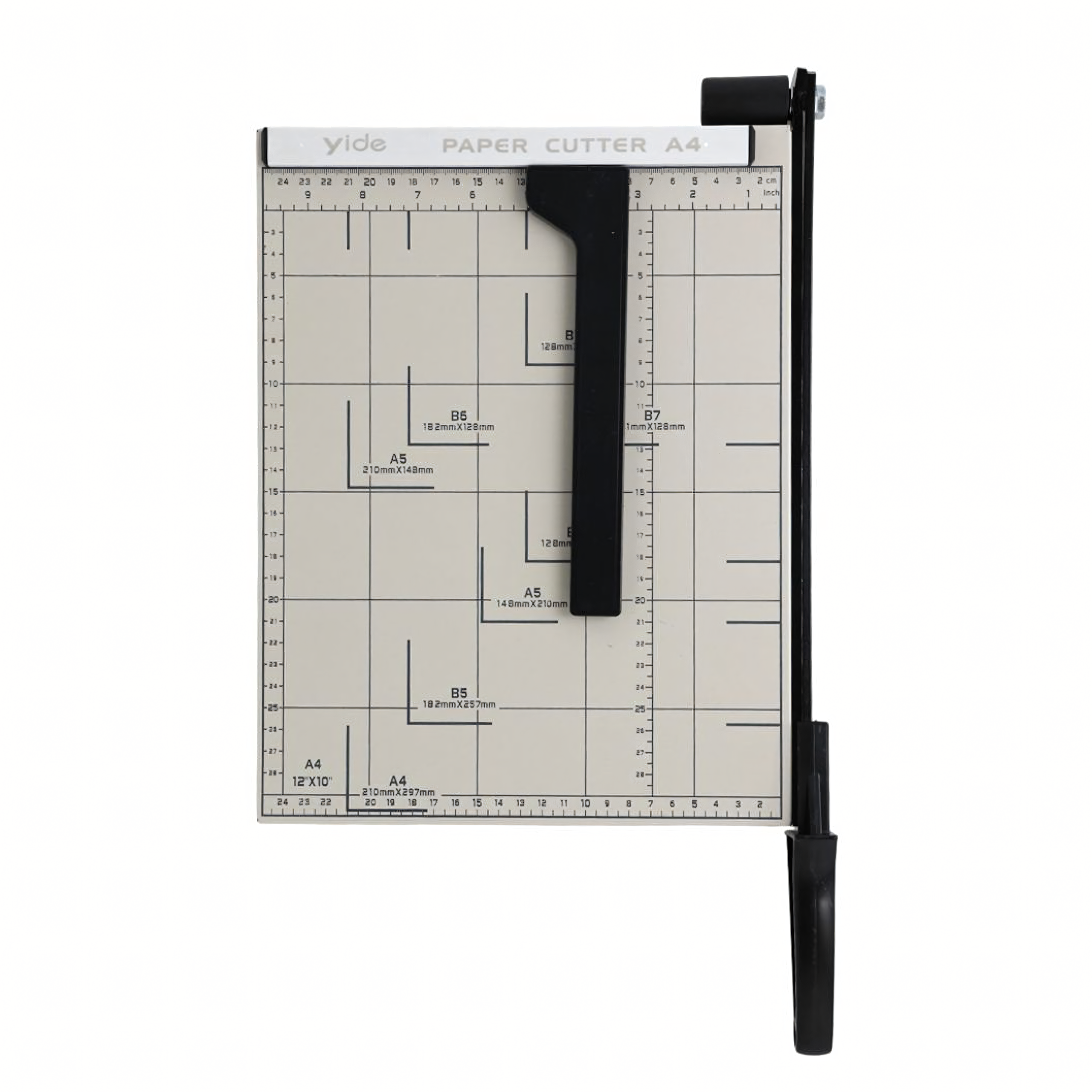 Metallist paberi lõikur, täpne tugevdatud lõikur A4 B7