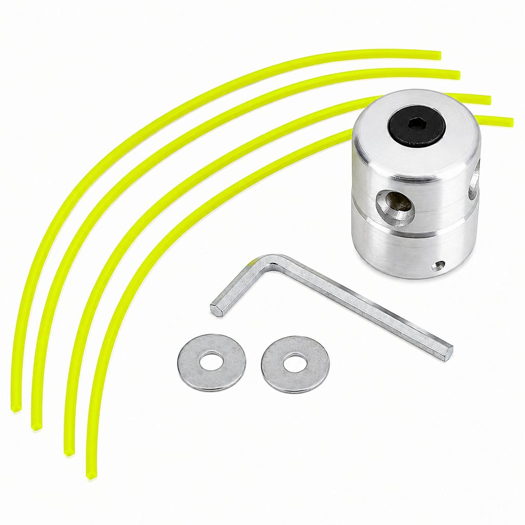 Aluminum Trimmer Head for Gasoline Brush Cutter with Line Set