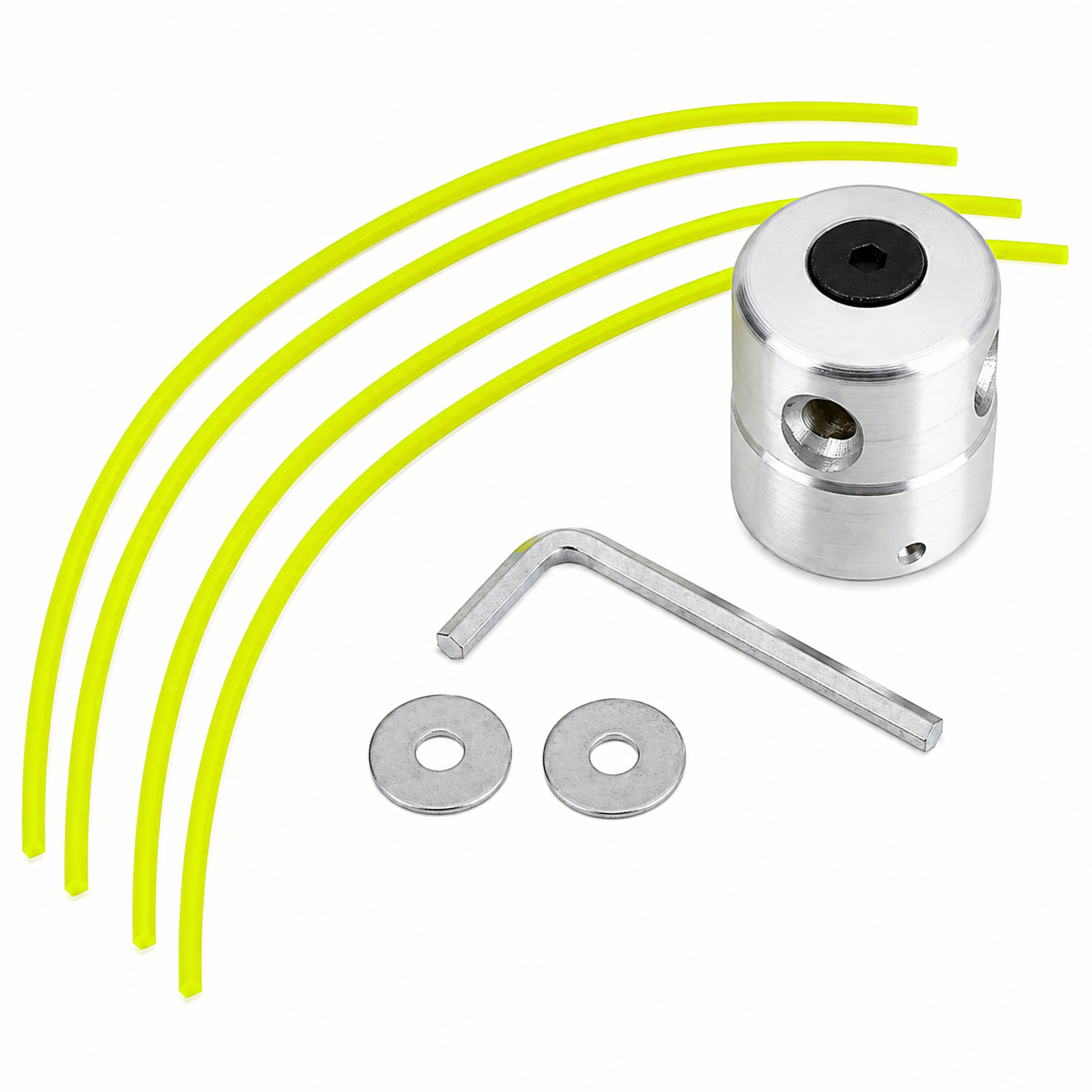 Aluminum Trimmer Head for Gasoline Brush Cutter with Line Set