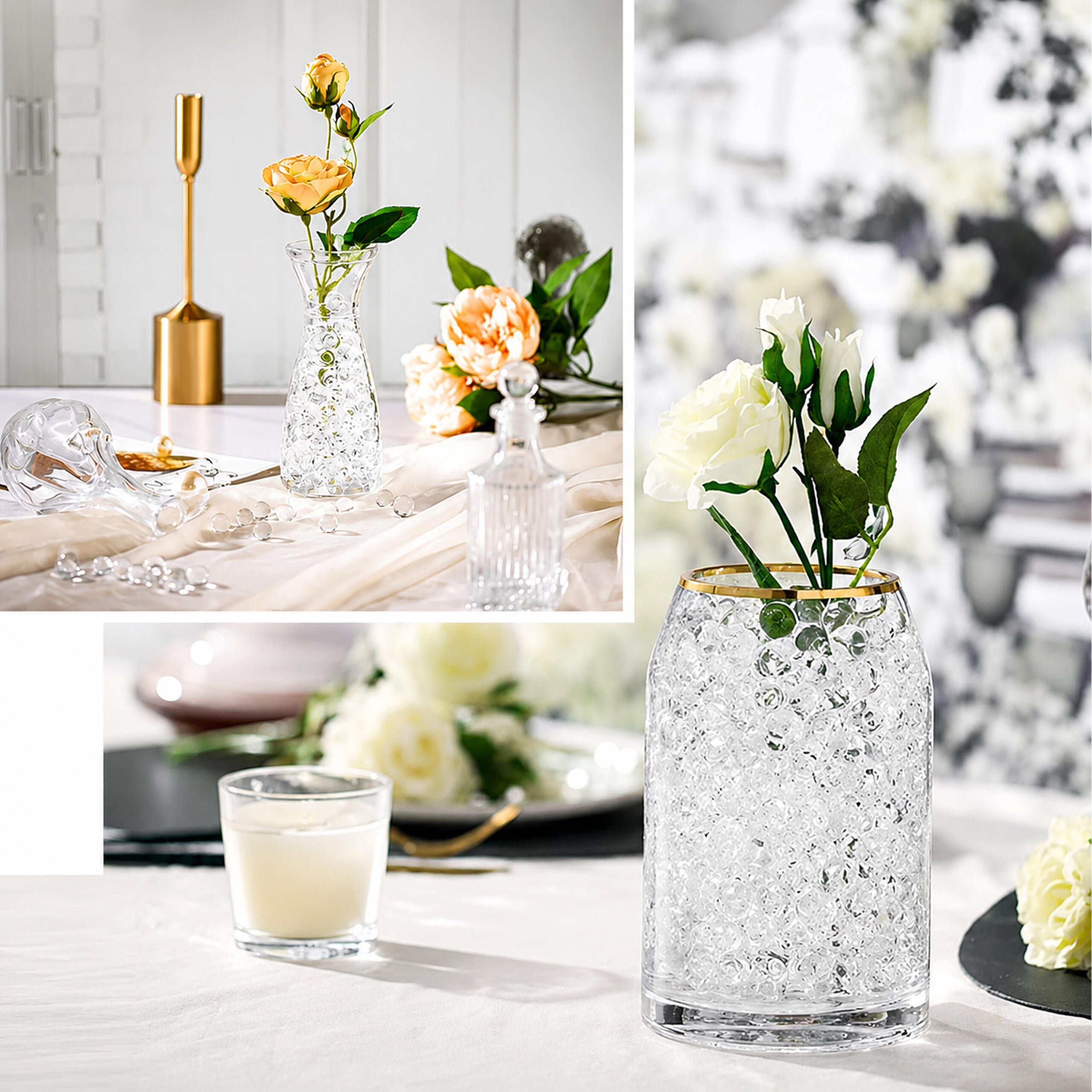 Transparent Hydrogel Water Beads for Plants 5000 pcs