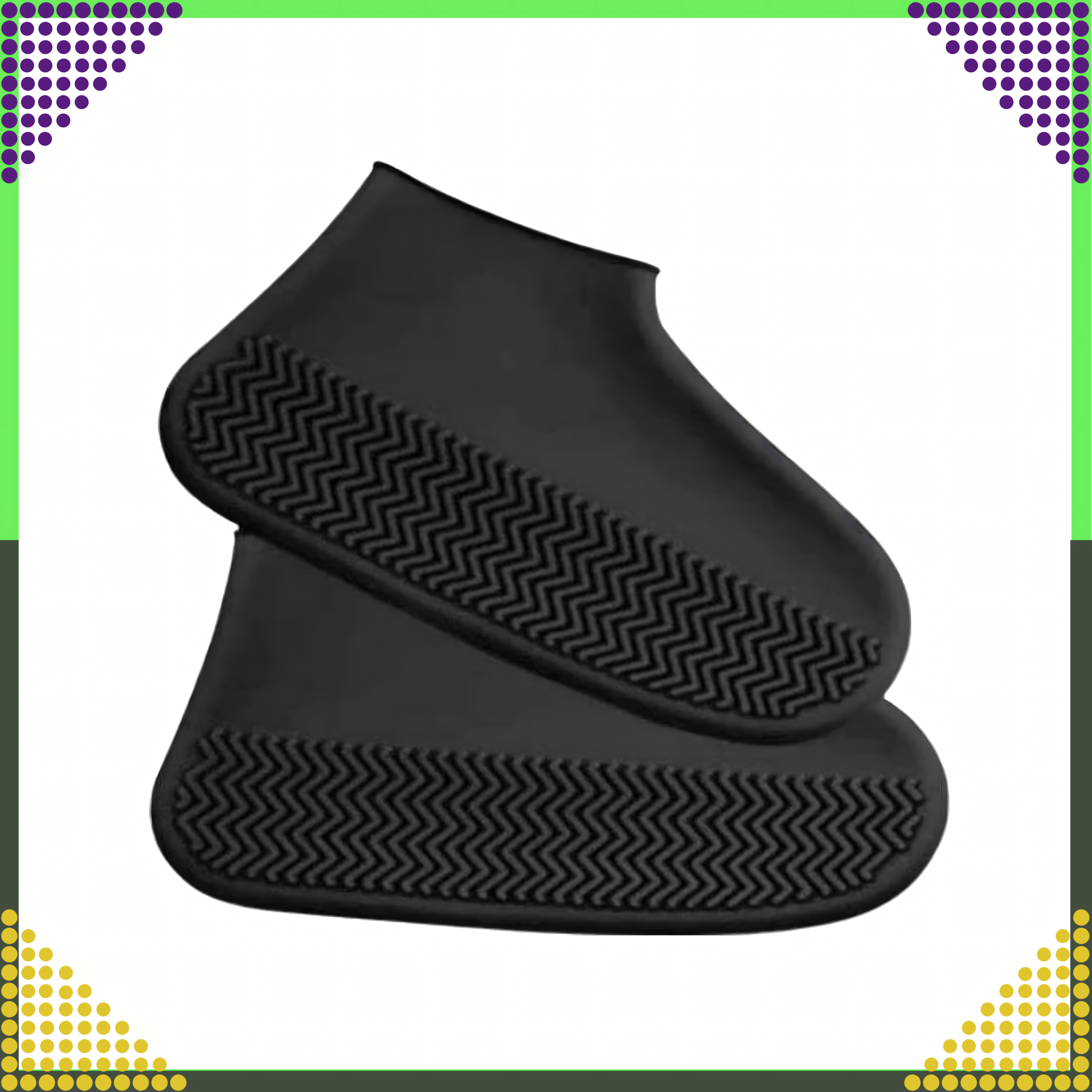 Waterproof Rain Shoe Covers Anti-Slip Rain Boots S